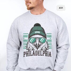 Philadelphia Eagles Sweatshirt Philadelphia Eagles Football Shirt Retro